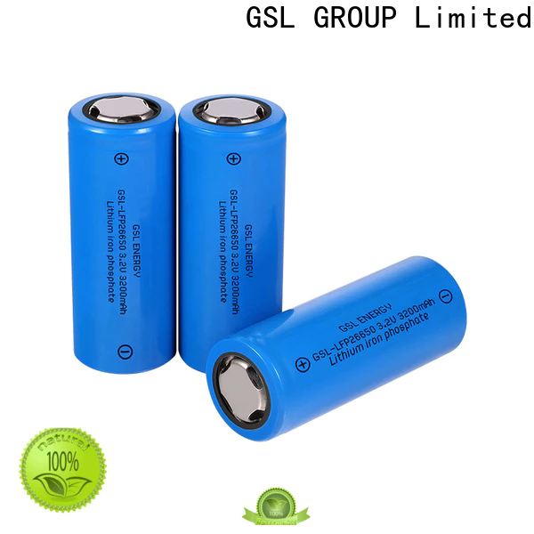 GSL ENERGY top-performance 26650 battery manufacturers custom quality