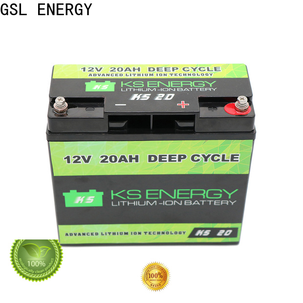 GSL ENERGY 2020 hot-sale lifepo4 rv battery free maintainence wide application