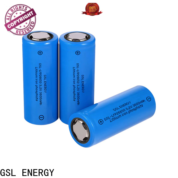 GSL ENERGY 26650 protected battery supply manufacturer