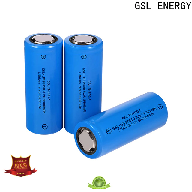 GSL ENERGY top-performance 26650 rechargeable lithium battery supply competitive price
