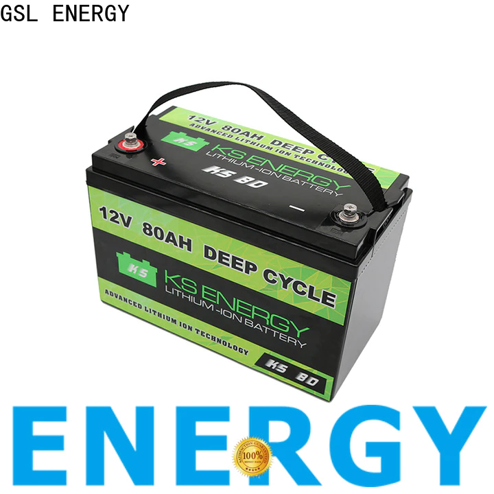 GSL ENERGY 2020 hot-sale 100ah solar battery short time high performance