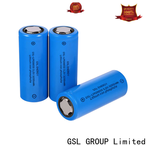 GSL ENERGY 26650 rechargeable lithium battery custom manufacturer
