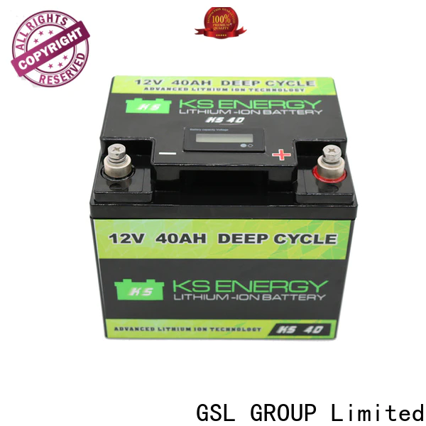 GSL ENERGY lifepo4 solar battery high rate discharge for camping car