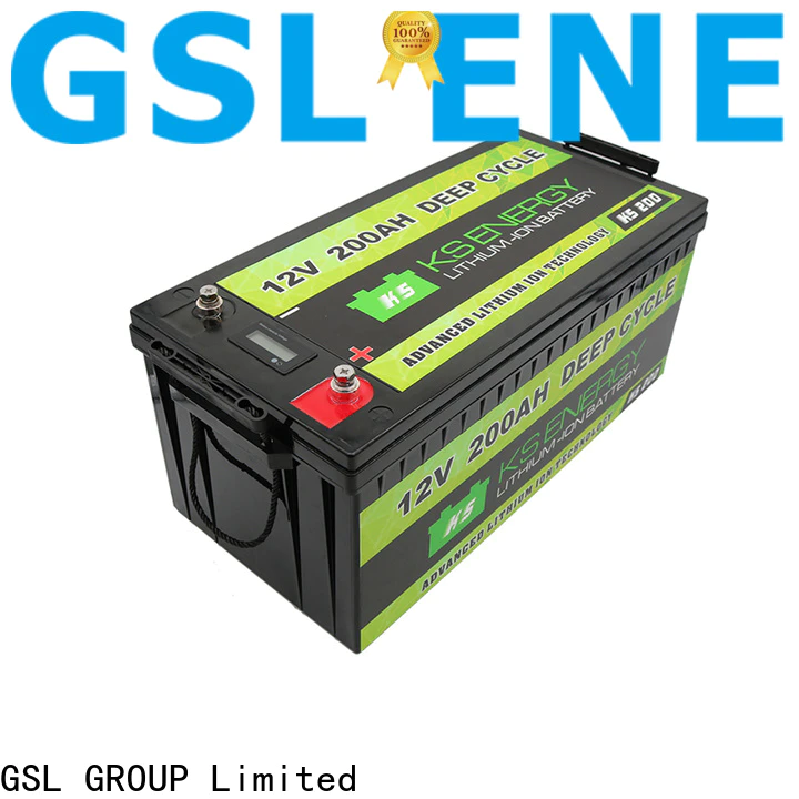 GSL ENERGY 12v battery solar high rate discharge for camping car