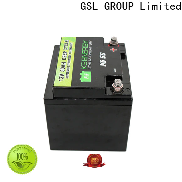 GSL ENERGY 2020 hot-sale lifepo4 battery 12v 100ah free maintainence wide application