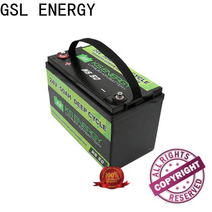 GSL ENERGY customized 24v lifepo4 battery factory direct customization