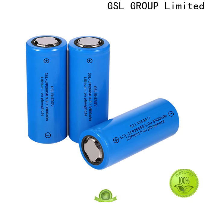 GSL ENERGY top-performance 26650 lithium ion battery custom quality