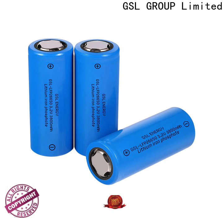 GSL ENERGY 26650 protected battery factory direct quality