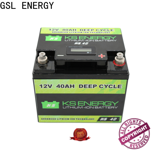 GSL ENERGY 12v 50ah lithium battery high rate discharge wide application