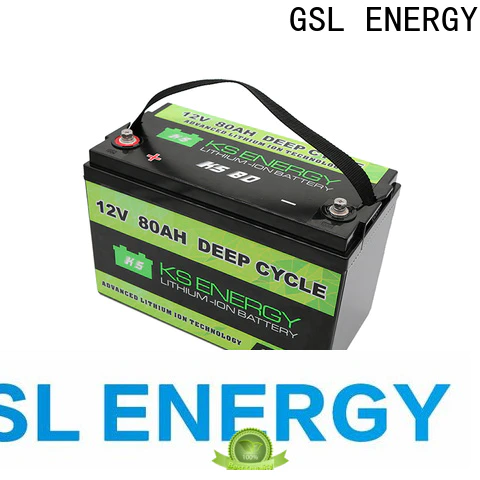 GSL ENERGY camera battery storage free maintainence wide application