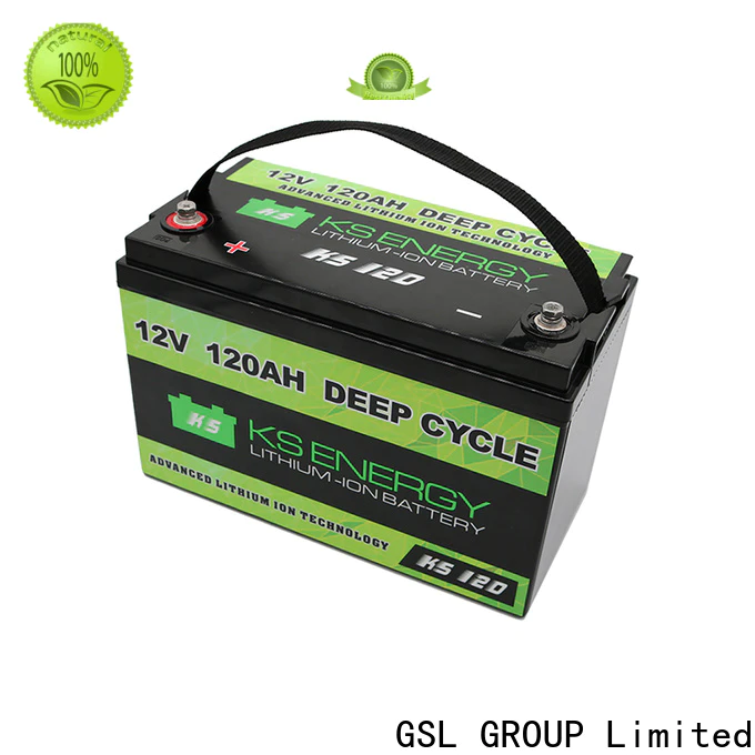 GSL ENERGY quality-assured lifepo4 battery 12v 100ah free maintainence wide application