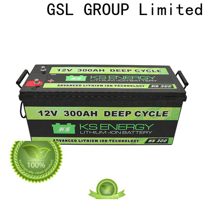 GSL ENERGY lithium car battery free maintainence wide application