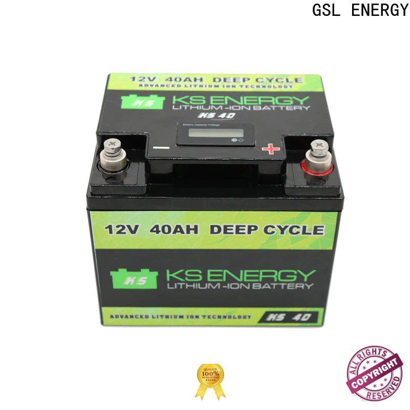 GSL ENERGY lifepo4 solar battery high rate discharge high performance