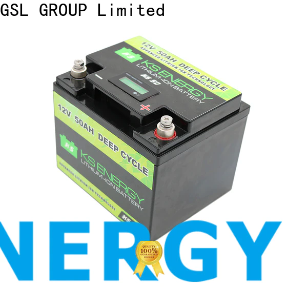GSL ENERGY 12v battery solar short time for camping car