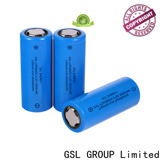 GSL ENERGY 26650 rechargeable lithium battery manufacturer