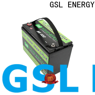 GSL ENERGY 12v 100ah solar battery high rate discharge wide application