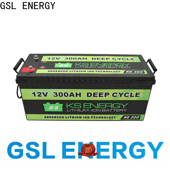 GSL ENERGY enviromental-friendly 12v battery solar short time for camping car