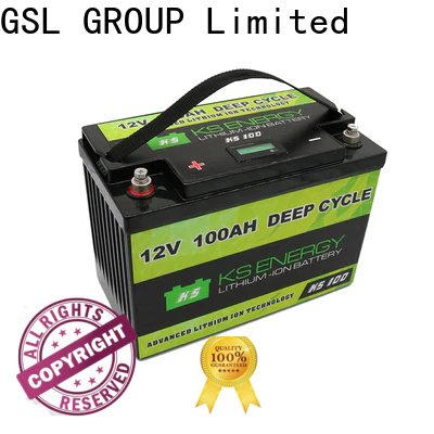 GSL ENERGY quality-assured 12v solar battery high rate discharge for camping car