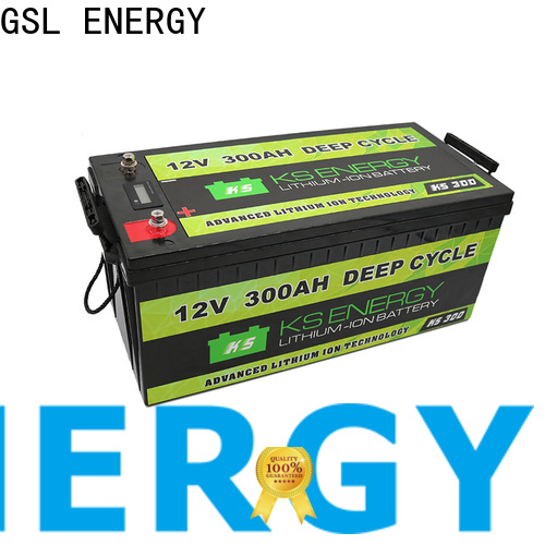 GSL ENERGY 2020 hot-sale lifepo4 battery pack high rate discharge for camping car