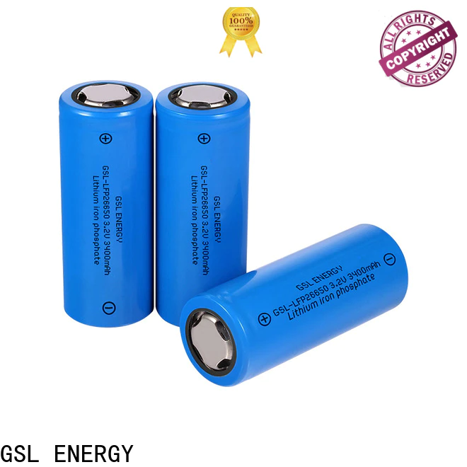 GSL ENERGY 26650 protected battery supply quality