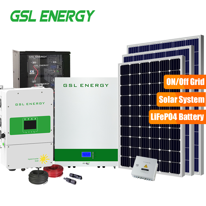 GSL ENERGY Power Lifepo4 Lithium Battery 5Kw 7Kwh 10Kwh For Solar Energy Systems Home