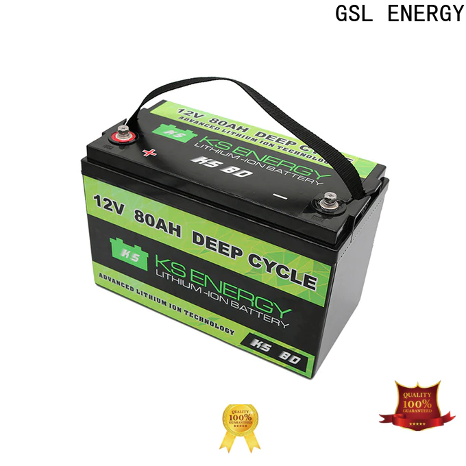 GSL ENERGY 12v 50ah lithium battery free maintainence for camping car