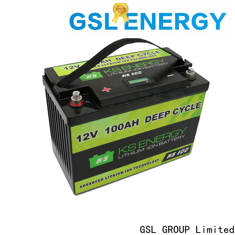 GSL ENERGY 2020 hot-sale lifepo4 battery 12v 200ah free maintainence high performance