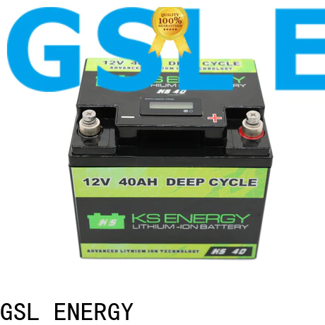 GSL ENERGY quality-assured lifepo4 battery 12v 100ah high rate discharge for camping car