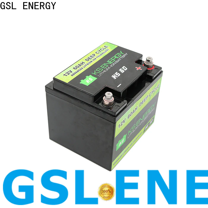 GSL ENERGY quality-assured 12v 100ah solar battery free maintainence high performance