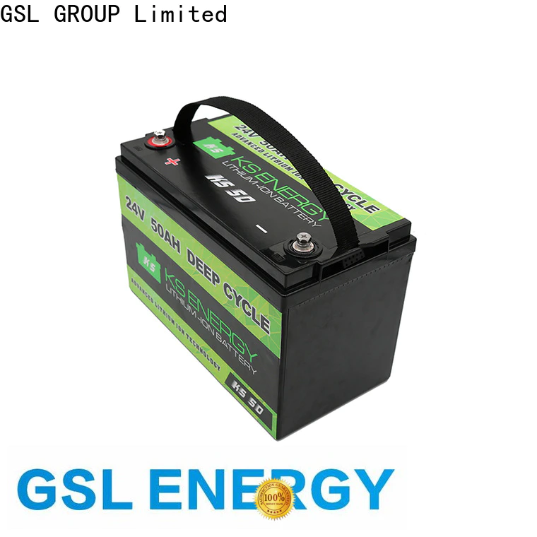 GSL ENERGY solar batterie 24v factory direct large capacity