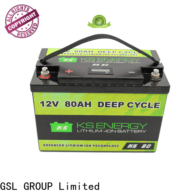 GSL ENERGY quality-assured 200ah solar battery high rate discharge for camping car