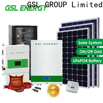 GSL ENERGY residential solar panel system intelligent control large capacity