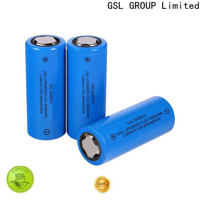 GSL ENERGY wholesale 26650 lithium ion battery custom manufacturer
