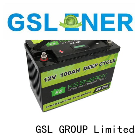GSL ENERGY enviromental-friendly solar battery 12v 100ah free maintainence wide application