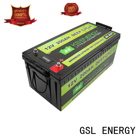 GSL ENERGY lithium battery 12v 300ah short time for camping car