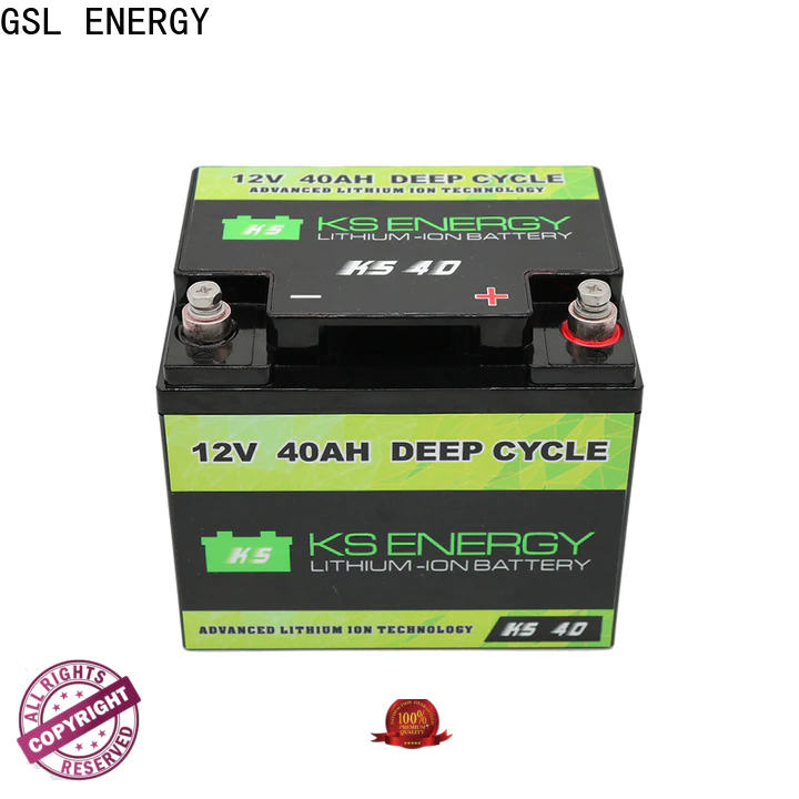 GSL ENERGY lithium car battery short time for camping car