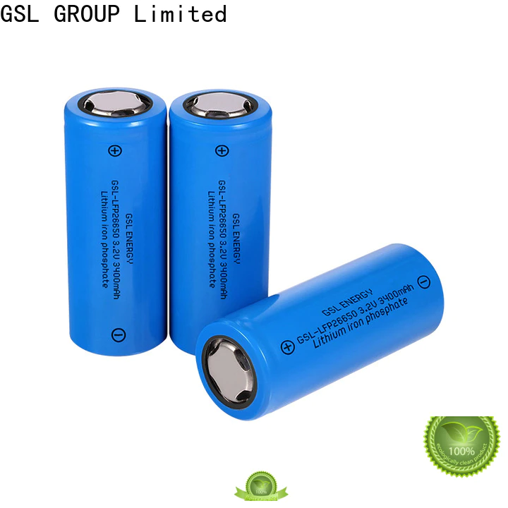 GSL ENERGY durable 26650 lithium rechargeable battery factory direct competitive price