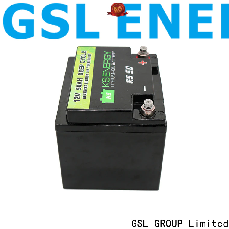 GSL ENERGY 2020 hot-sale 12v 100ah solar battery free maintainence for camping car