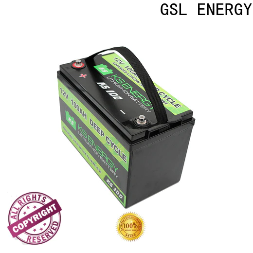 GSL ENERGY enviromental-friendly lifepo4 battery pack short time wide application