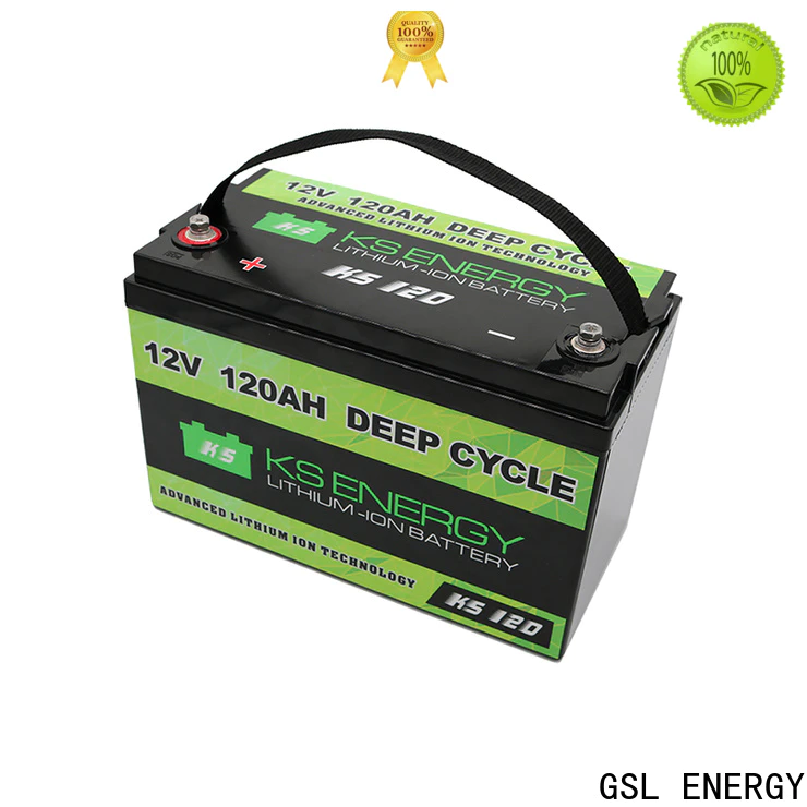 GSL ENERGY lithium battery 12v 100ah free maintainence wide application