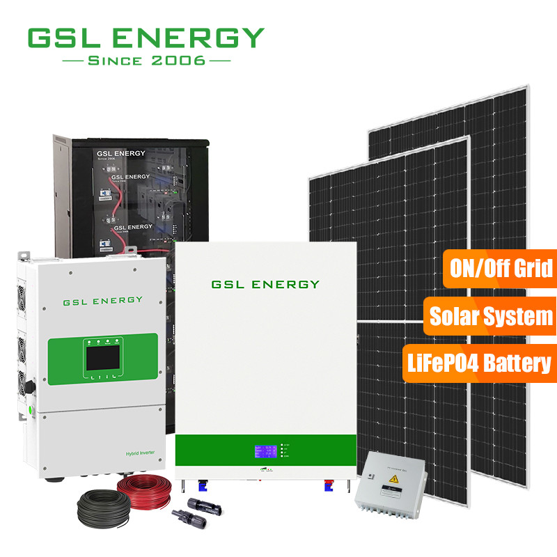GSL ENERGY Power Lifepo4 Lithium Battery 5Kw 10Kw 20Kw For Solar Energy Systems Home