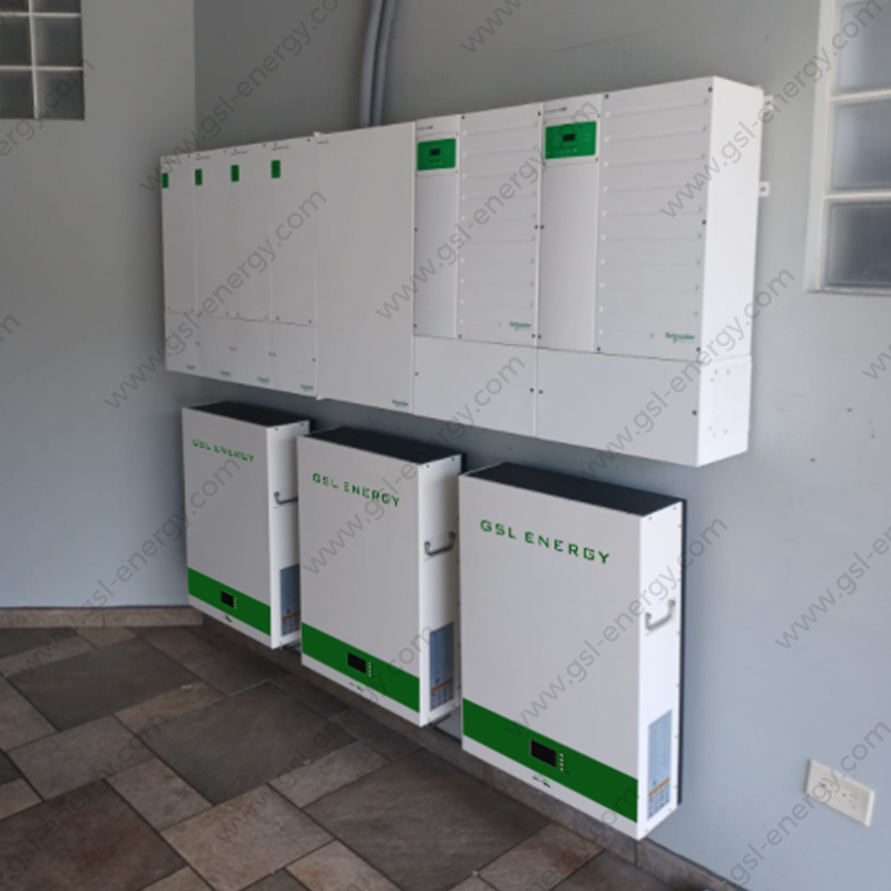 GSL 30Kwh power storage wall Lifepo4 batteries match with Schneider