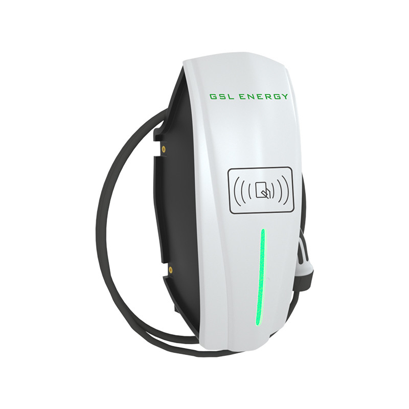 GSL Energy Mode 3 Type 2 Plug 1 Phase 3 Phase 7.4Kw 22Kw AC Wallbox Electric Car EV Charger Charging Station WiFi