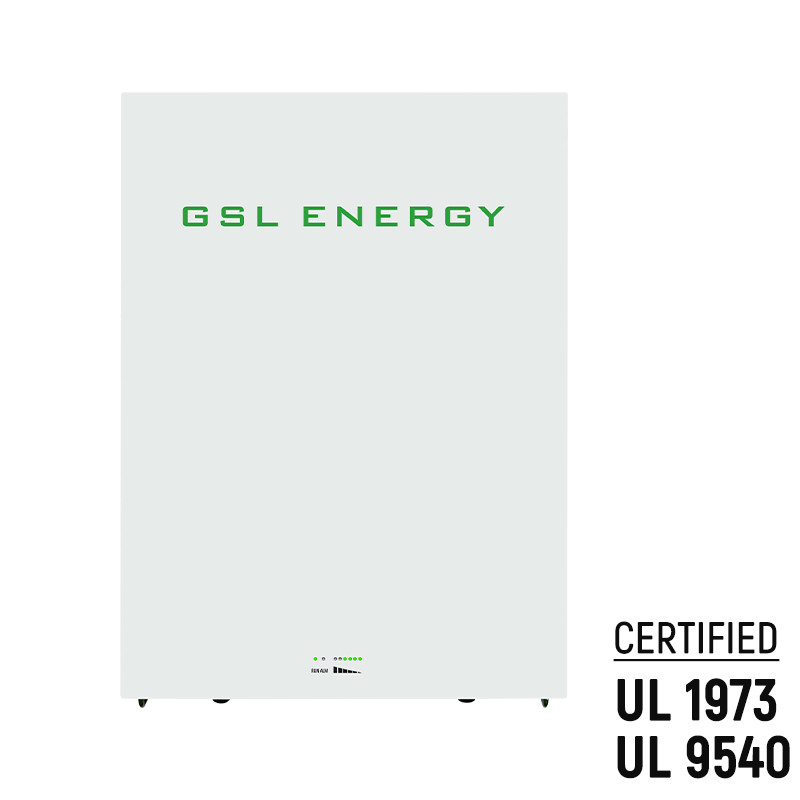 GSL Energy Power Wall Solar Energy Systems With Lithium Battery LiFePO4 5Kwh 10Kwh Bluetooth Home Battery