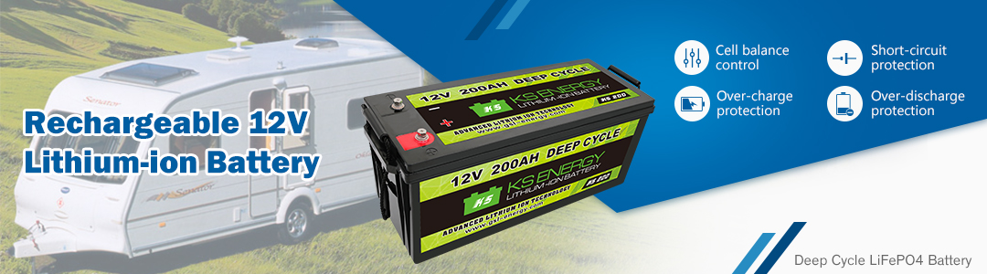 product-LED Capacity Display 12V 200Ah Lithium Iron Phosphate LifePo4 Battery For Solar Energy Stora