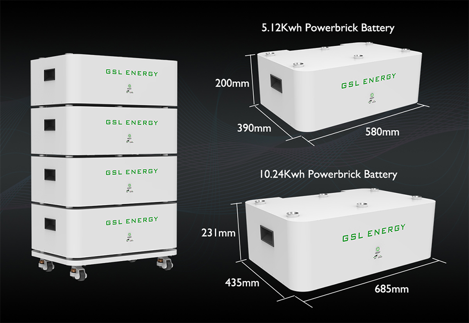 product-GSL ENERGY-GSL Solar PowerBrick 10Kwh Solar Storage Solar Panel Battery Solar Lithium 48V 2