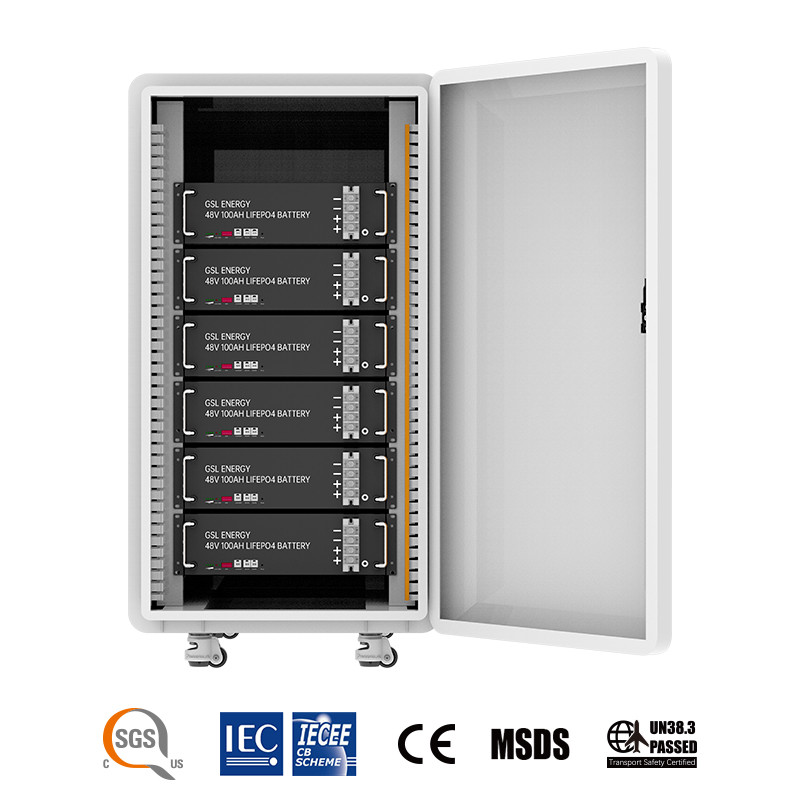 GSL Energy IP65 28.8KWH Residential Lithium Battery 48V Rack Battery Pack 600Ah Lifepo4 Battery