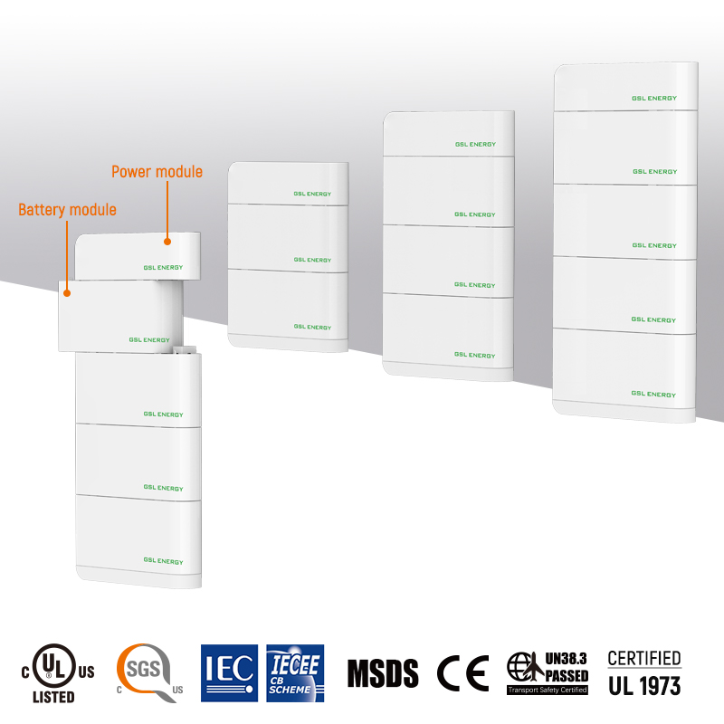 GSL ENERGY 15KWH UL1973 307.2V Residential ESS Lithium Battery Storage System Home