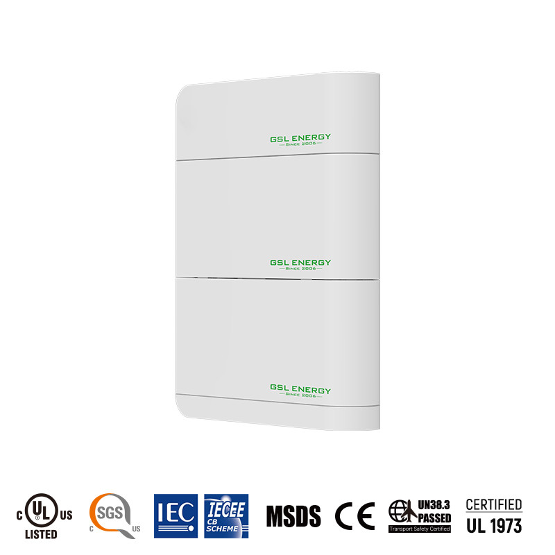 GSL ENERGY 10KWH UL1973 204V 100AH Residential ESS Lifepo4 Battery Storage System