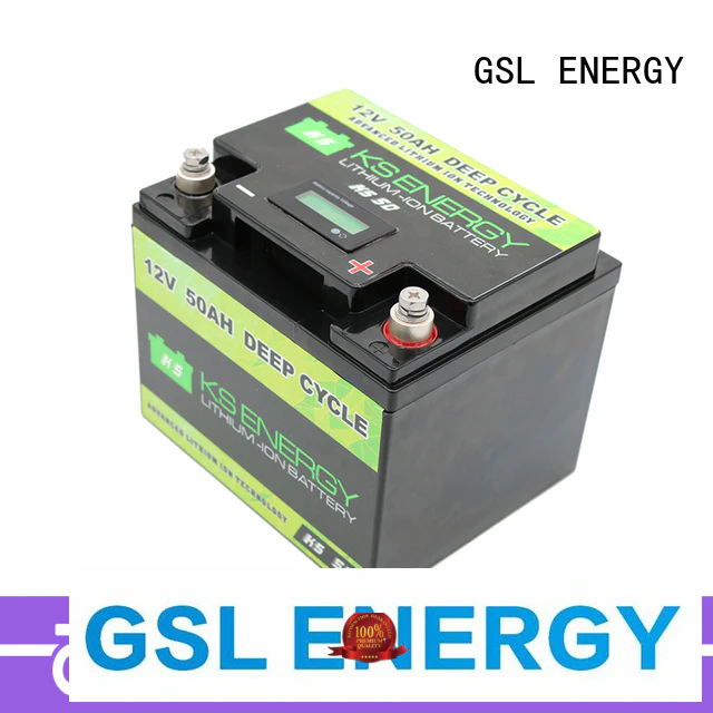 GSL ENERGY 12v 100ah solar battery for camping